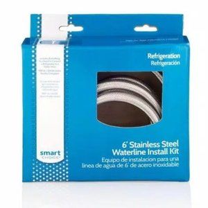 NEW 6ft Stainless Steel Refrigerator Waterline Kit
